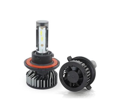 China High Quality H13 Aviation Aluminum Led Headlight Dual Beam Headlight Bulb With Turbo Fan for sale