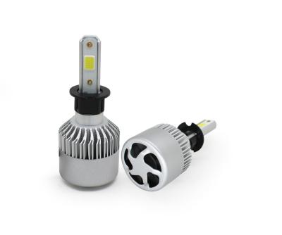 China Aviation Aluminum Auto Lighting 9005 Hb3 9006 Hb4 H11 H4 H7 H1 Led H3 12V 55W COB Headlight 6000K Car Led Bulbs for sale