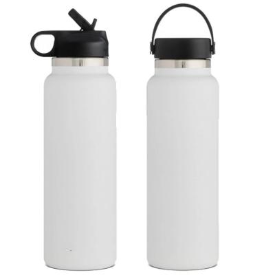 China 32oz 40oz large capacity PORTABLE vacuum flask insulated stainless steel sport water bottle flask with custom logo for sale