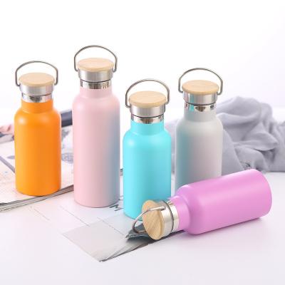 China PORTABLE Double Wall Vacuum Gradient Color Kids Water Bottle Tumbler Stainless Steel Flask For Kids for sale