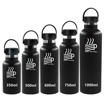 China Sustainable Logo Outdoor Camping Bicycle Hiking Stainless Steel Flask Custom Sports Customized Water Bottle To Keep Warm And Cool for sale