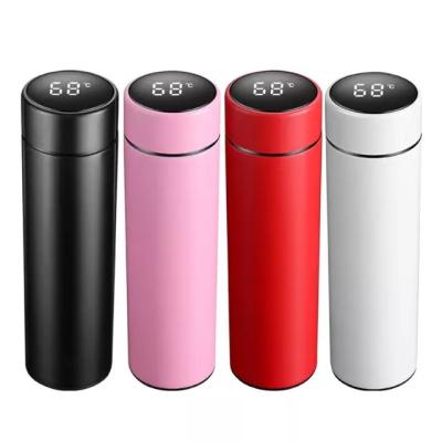 China 500ml Tumbler Stainless Steel Smart PORTABLE Water Bottle With Led Temperature Display à venda