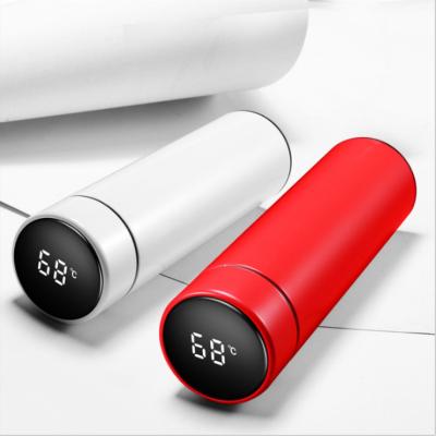 China PORTABLE double wall vacuum flask stainless steel led smart water bottle with reminder to drink water à venda