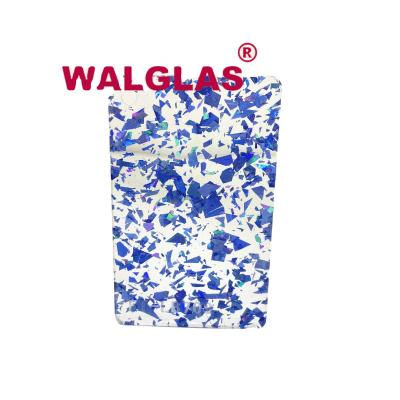 China Laser Cutting Blue Acrylic Solid Plastic Sheet Navy Frosted Acrylic Sheet Glitter Sheet for sale