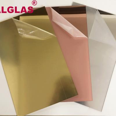 China Wholesale Gold Mirror Building Supply Manufacture Acrylic Sheet Silver Rose Gold Mirror for sale