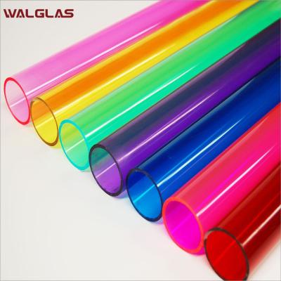 China Wholesale Price Factory Sale Excellent Clear Frame Construction Colored Acrylic Tube And Transparent PMMA Rod Clear Plastic Rod for sale