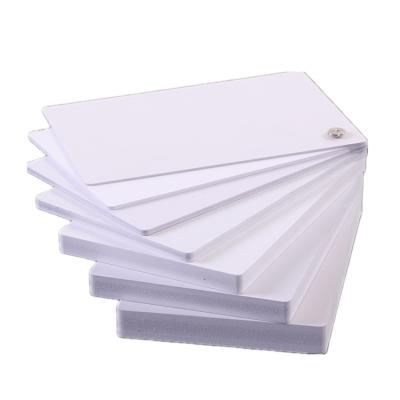 China Construction factory sells high density 2-25mm color PVC foam board white paper white printing material ink for sale