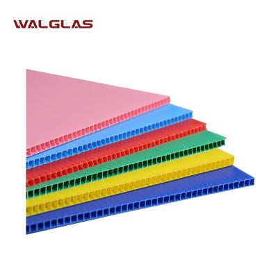 China Nice construction technology of 2mm-10mm pp sheet customized waterproof plastic hollow products for sale