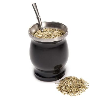 China Amazon Sale Yerba Mate Cup Stainless Steel Mate Bombilla 12oz Viable Hot Tea for sale