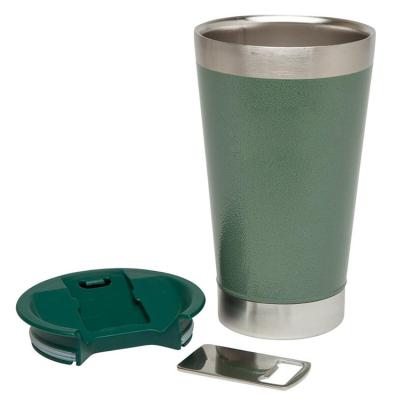 China Durable Single Thermal Stainless Steel Coffee Mug Travel With Beer Lid Opener for sale