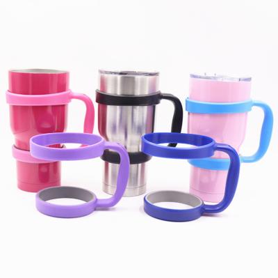 China New Viable Double Circle Handle Portable Holder Cup Handle For 30oz Car Rocker for sale