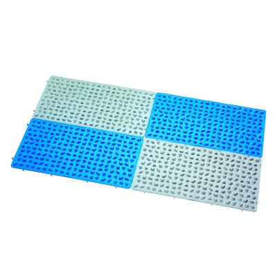 China New Arrival Gray Massage Pad Rubber-Like Duotone Mat Toe Pressure Relaxing Foot for sale