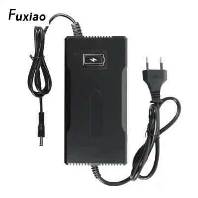 China Fuxiao Camera Customized 99.6V Li-ion Battery Chargers&Adapters For 84V Golf Cart Lithium Battery Battery Pack for sale