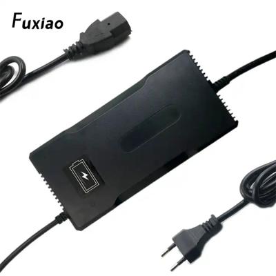 China Camera Fuxiao 2023 Wish Amazon Aliexpress 54.6V 2A 3A 4A 5A lithium ion battery charger for 48V Ebike electric scooter charger for sale