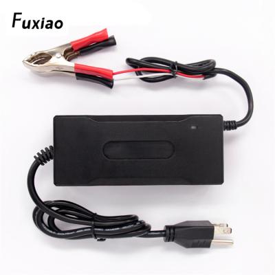 China Smart camera 50.4V 2A Fuxiao lithium battery charger for 44.4V Li-ion battery pack for sale