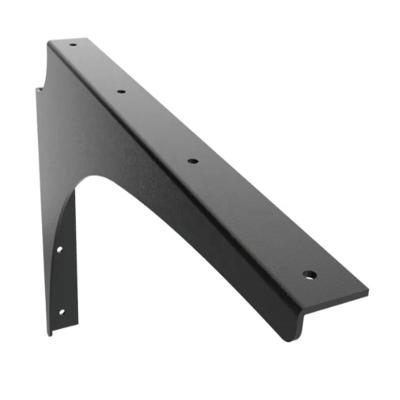 China Electric or Outdoor Use Black Solid Steel Floating Shelf Brackets Invisible Shelf Brackets for sale