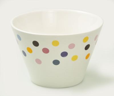 China Disposable stoneware ice cream bowl, ice cream bowl with decal, personalized ice cream bowls for sale