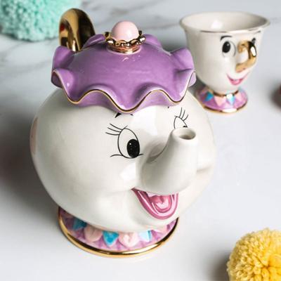 China Viable porcelain tea set, ceramic porcelain coffee tea gift sets, ceramic tea kettle set for sale