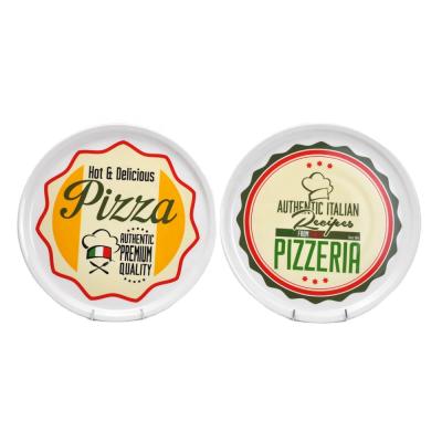 China 12 Inch Disposable Pizza Dish with Logo Printing Customized, Serving Dish, Pizza Plato for sale