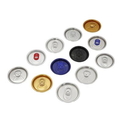 China Non Spill B64 202 Ring Pull Tag Aluminum Can Lids For Beer Packaging for sale