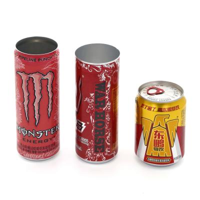 China 330ml Recyclable Aluminum Cans Empty Aluminum Cans With Dia202 Open Ends Or Lids Easy bpani for sale