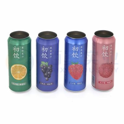 China Eco - Friendly 16.9oz 500ml Aluminum Material Beverage Cans With 202 Easy Open Ends for sale