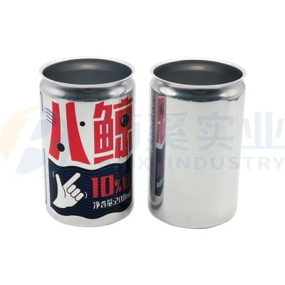 China Eco - Friendly 200ml Aluminum Material Beverage Cans With Easy Open Ends Lids for sale