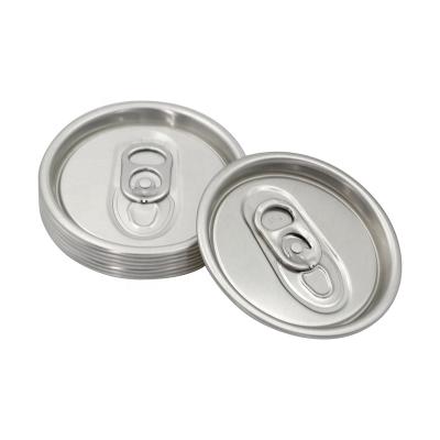 China Non Spill B64 206 Stay On Label Aluminum Can Lids For Beer Beverage Packaging BPAFREE for sale