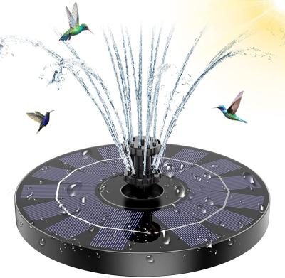 中国 AISITIN Solar Fountain Pump 3.5W Occasional Solar Water Fountain Pump with 6 Nozzles, Solar Powered Pump for Bird Bath, Aquarium, Pond 販売のため