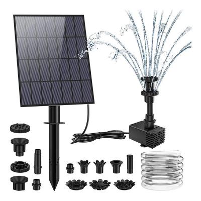 中国 AISITIN 3.5W Plastic Solar Fountain Pump 4.9ft Water Pipe and Stake, Solar Powered Pump for Bird Bath, Ponds, Garden 販売のため