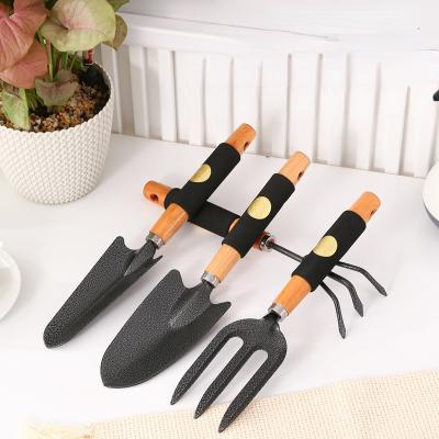 Κίνα AISITIN Country Gardening Tool Kit Hand Planting Mini Wood Handle Shovel Spade Trowel Gardening Tools for Flowers Tranplanting Succulent προς πώληση