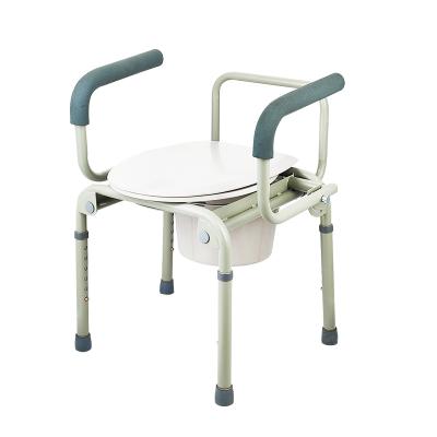 China High Quality Toilet Drop Arm Commode Chair Toilet For Disabled for sale