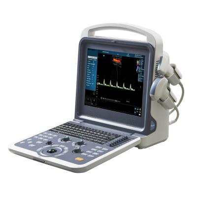 China 3 Probes Digital Color Doppler Ultrasound Examination System Acrylic Base Portable Ultrasound Machine YSB-K0 for sale