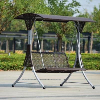 China Bangor Contemporary Swing For Garden Metal Outdoor Three Person Porch Swing Wholesale Price for sale