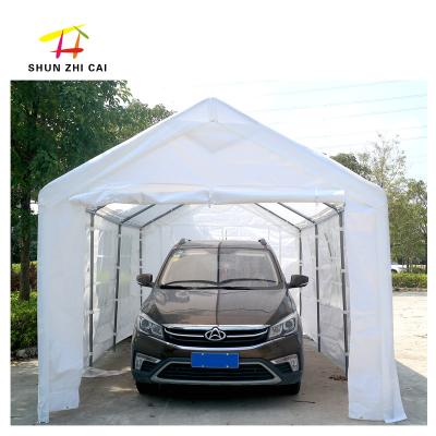 China Sunshade For Car New Design PE 10x20 Feet Steel Parking Lot For Car Sunshade for sale