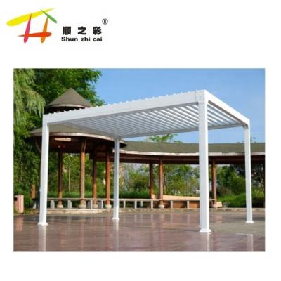 China 2020 Hot Sale Prefab Balcony Outdoor Roof Resistant Aluminum Pergola Gazebo for sale