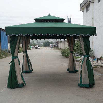 China Square / Garden / Pool / New Design Customized Outdoor Tub Wooden Gazebo With Mosquito Net for sale