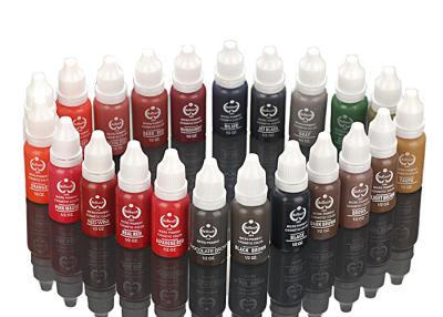 China 24 Colors Biotouch Permanent Makeup Pigments For Face , Tattoo Ink Pigment for sale