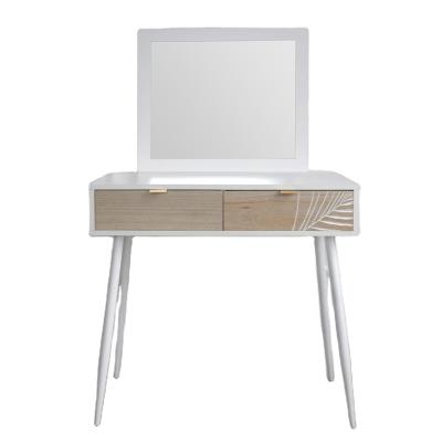 China New Modern Element Wooden European MDF Mirror Dresser Vanity Makeup Dressing Table for sale