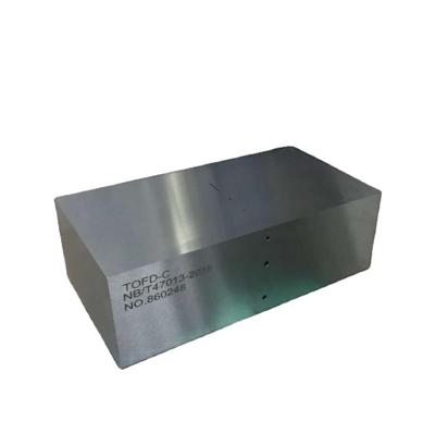 China Carbon steel Ultrasonic reference block TOFD-A/B/C/D/E reference block NDT test block for sale