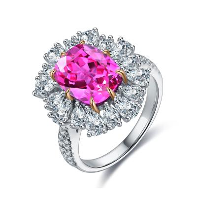 China Sapphire Accessories Women Rings Wholesale Rings Price Developed by Romantic Sterling Silver 925 Rings Lab for sale