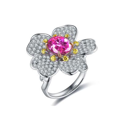 China CLASSIC Style 9k Gold Flower Anster Rings Rose Yellow Gold Jewelry New Arrival 2021 for sale