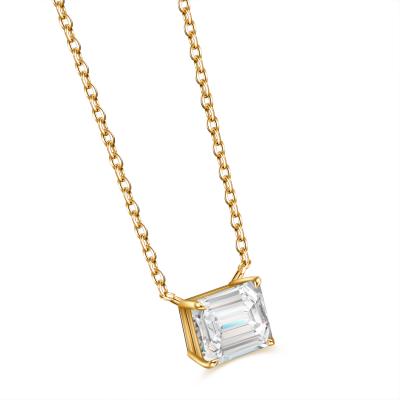 China Classic Jewelry CLASSIC 18k Gold DE SI Necklace HPHT Lab Developed Good Quality Diamond Necklace for sale