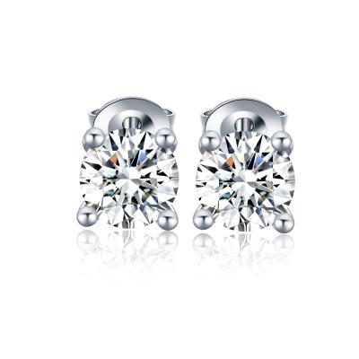 China CLASSIQUE 2021 0.3ct F Fashion VS IGI 18k Gold Lab Developed HPHT Diamond Earring For Woman for sale