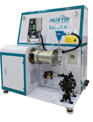 China Lab Sand Mill 1.0L Horizontal Bead Grinding Machine for sale