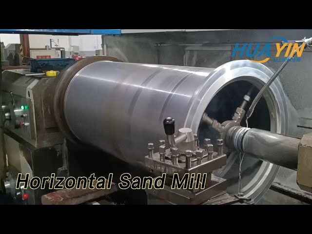 Stainless Steel Horizontal Sand Mill Machine 100L 55KW Non Explosion Proof