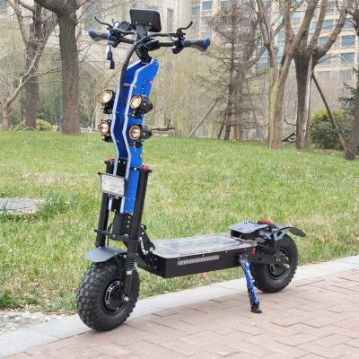 China 2021 8000w Unisex 14 Inch Wide Wheel Electrico REALMAX Powerful Fast Double Motor Electric Scooter For Adults for sale