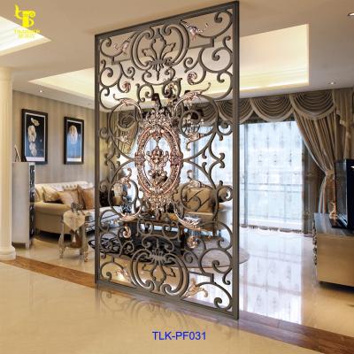 China New classic/postmodern super luxury European style screens and casting brass room dividers for sale