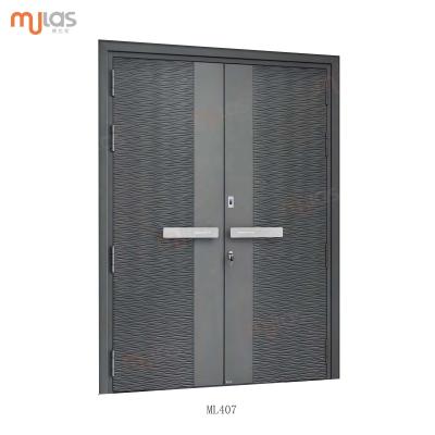 China Unique design modern minimalist luxury aluminum front entrance for home for sale