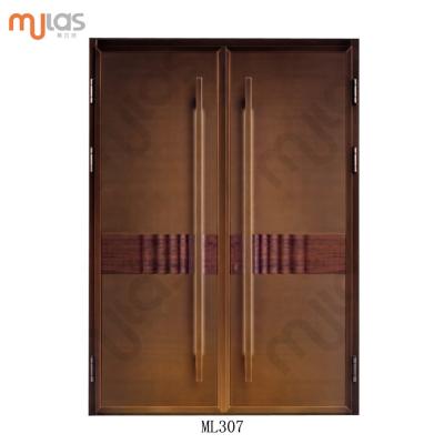 China Modern Broken Therma Style Copper Sheet Door Designs Newest for sale